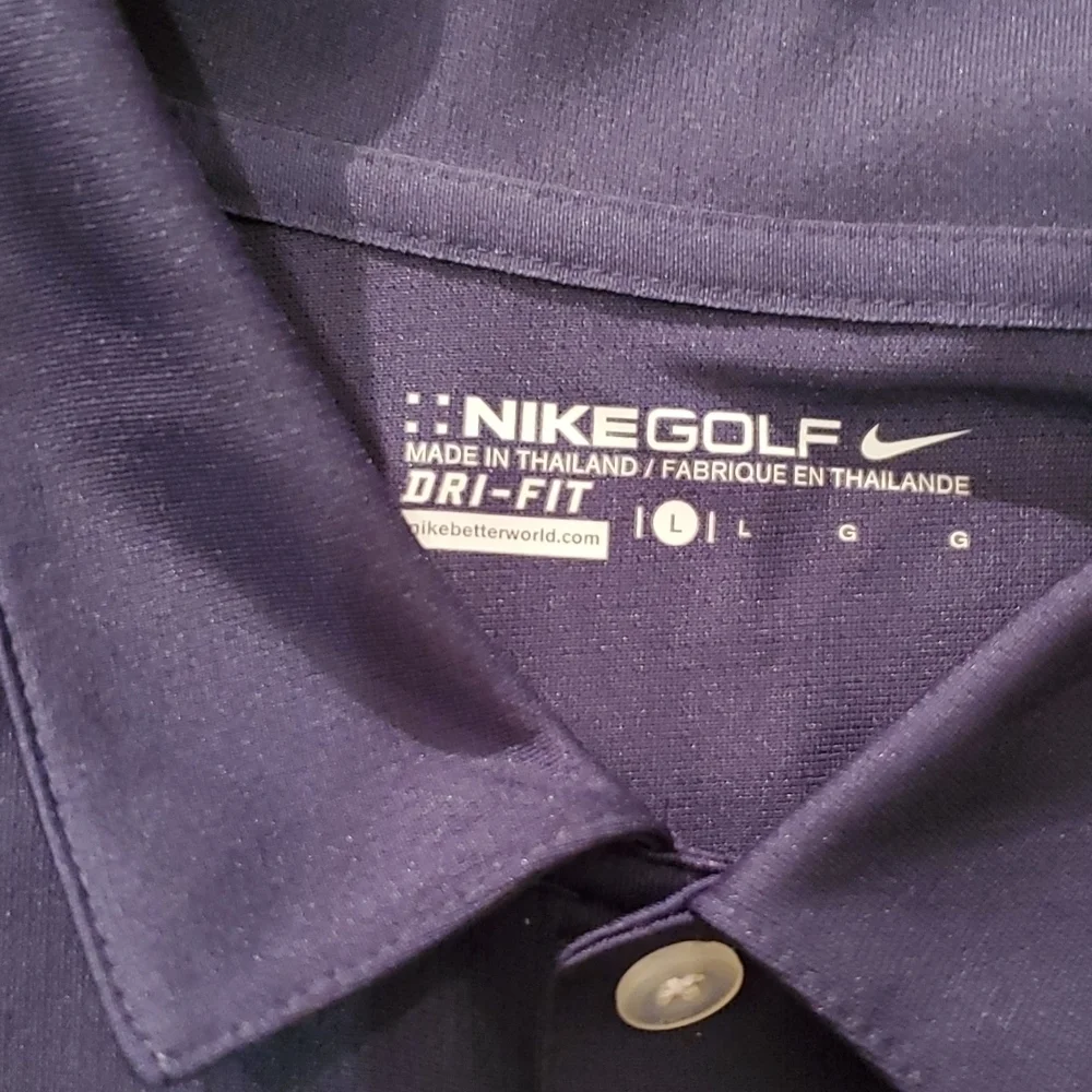 Nike Golf Polo Shirt Mens Size L Sigma Embrodery New nwt